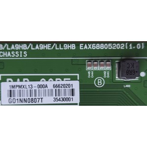 MAIN PARA TV LG / NUMERO DE PARTE EBR35430001 / EAX68805202(1.0) / 66620201 / MODELO 32LT340C9UB 